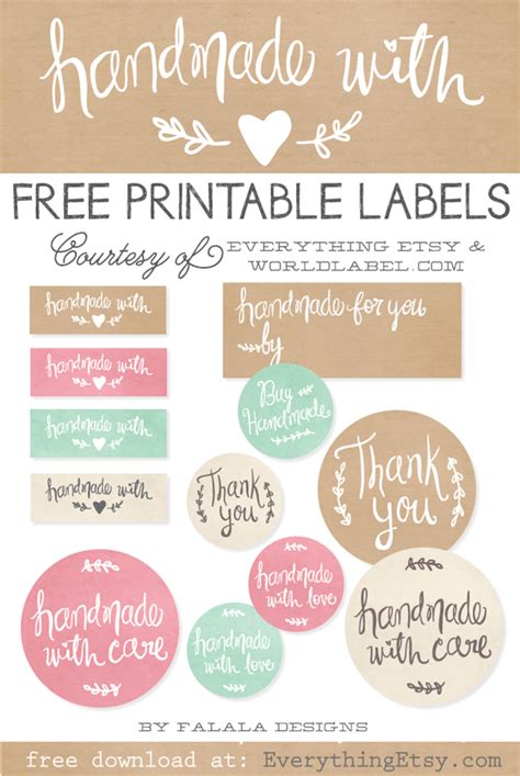 Handmade Printables Inspiration