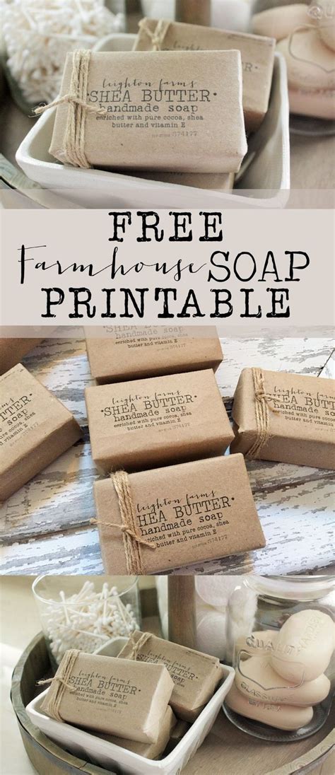 Handmade Soap Label Templates for Small Businesses