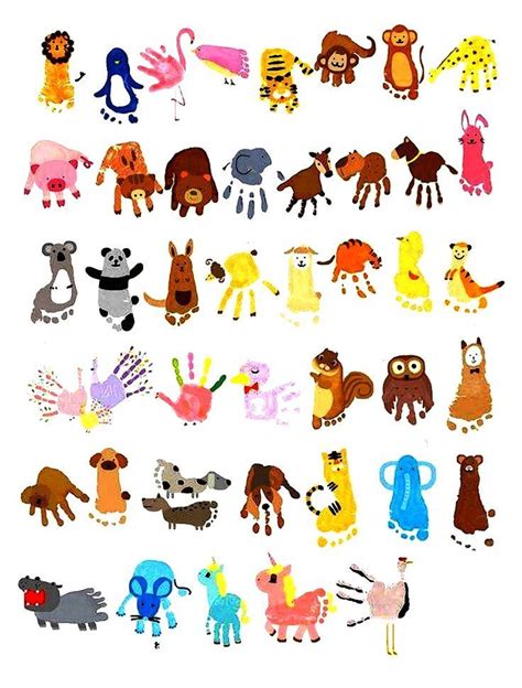 Handprint Animals