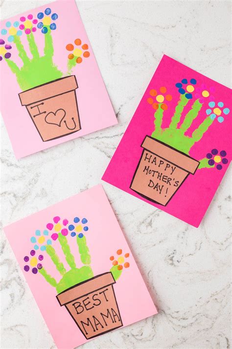 Handprint Flower Pot Template Gallery 1