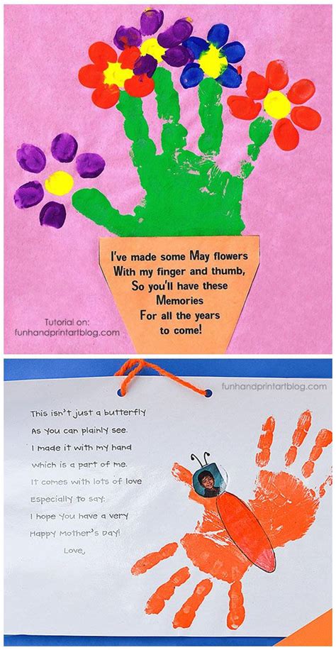 Handprint Poem Ideas for Mom