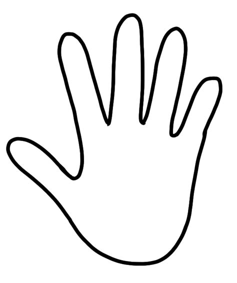 Handprint Template