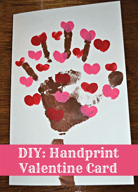 Handprint Valentine's Day Card