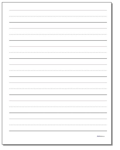 Handwriting paper printables