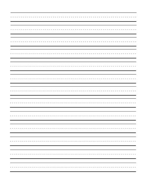 Handwriting paper printables for elementary school