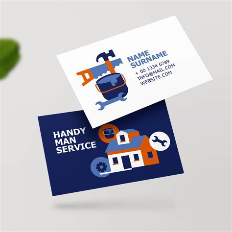 Handyman Business Card Template 10