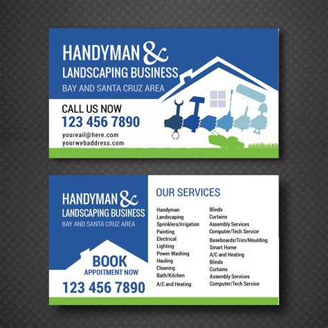 Handyman Business Card Template 6