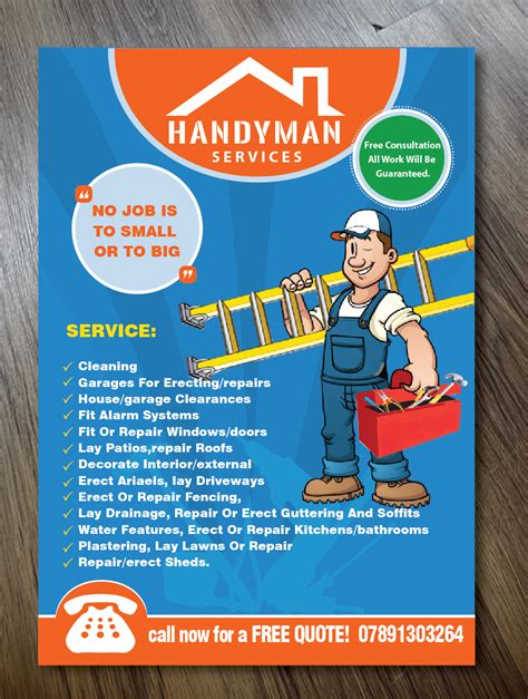 Handyman Flyer Design Ideas