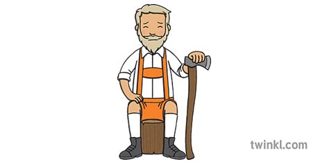 Hansel and Gretel's woodcutter father