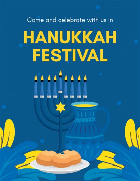 Hanukkah Flyer Template