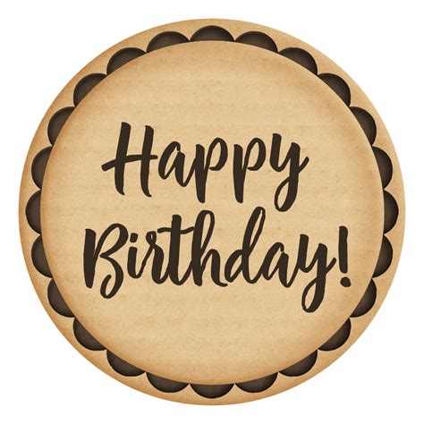 Happy birthday cake topper printables