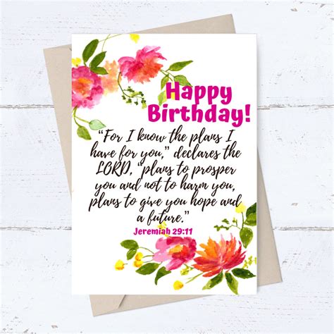 Happy Birthday Free Printable Religious Cards Image 1