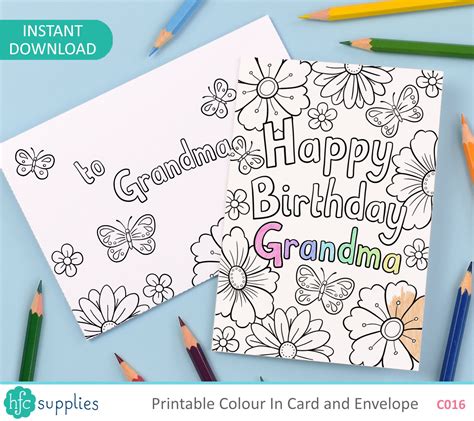 Happy Birthday Grandma Printable Card Ideas Gallery 3