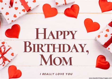 Happy Birthday Mom Card