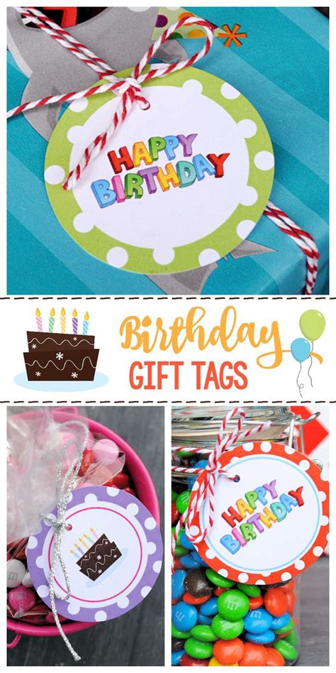 Happy Birthday Tag Ideas