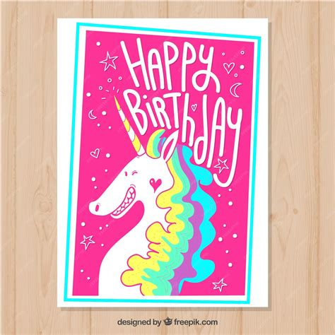 Happy birthday unicorn coloring page