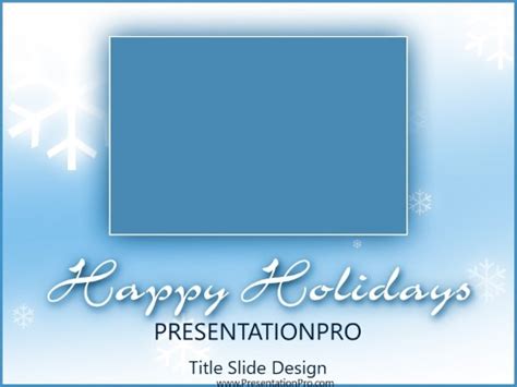 Happy Holidays PPT Template 4