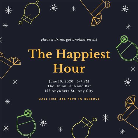 Happy Hour Invitation 10