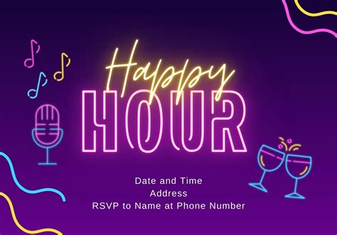 Happy Hour Invitation 6