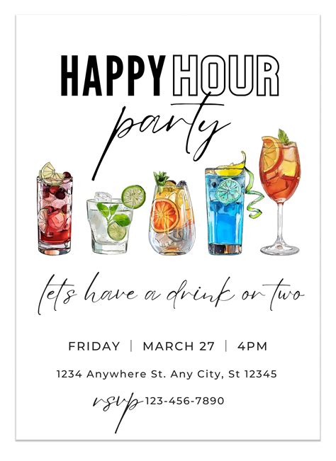 Happy Hour Invite