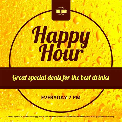 Happy Hour Template 3