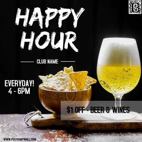 Happy Hour Template Design 10