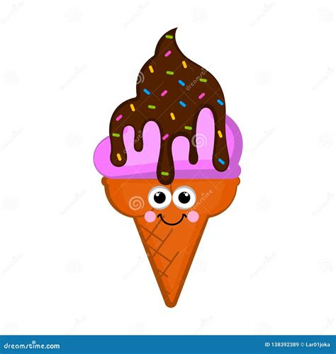 Happy Ice Cream Cone