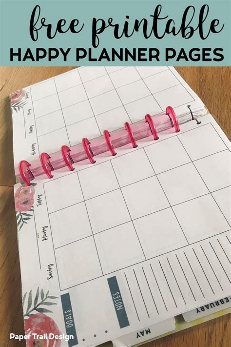 Happy Planner Printables