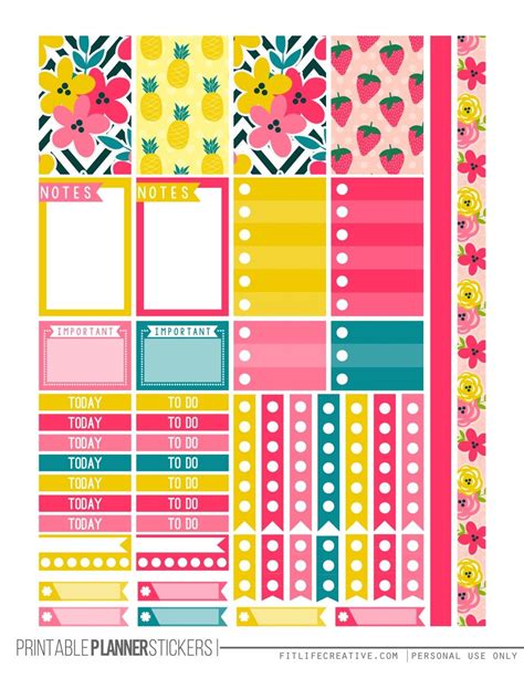 Happy Planner Sticker Printable