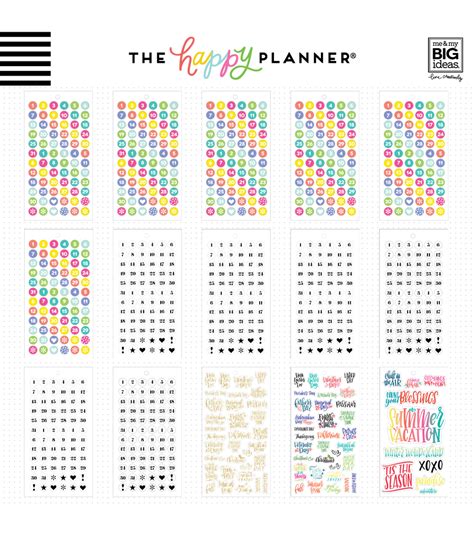 Happy Planner Sticker Printables