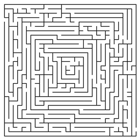 Challenging Hard Maze Printables