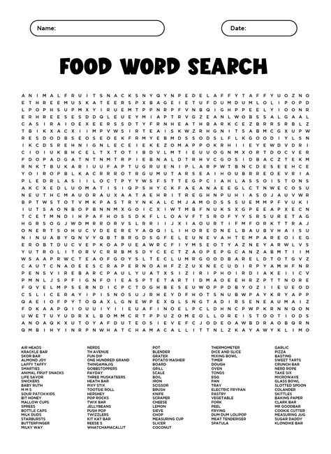 Hard Printable Word Search Puzzles