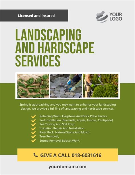 Hardscaping Flyer Template