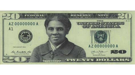 Harriet Tubman $20 bill design