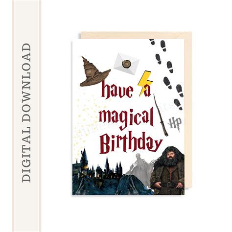 Harry Potter Birthday Card Printable 10