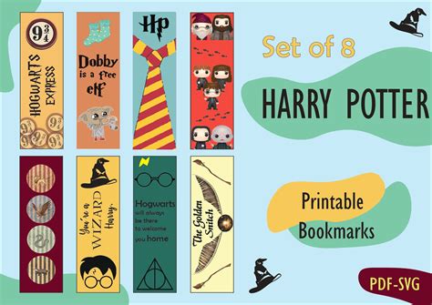 Harry Potter Bookmark Printable