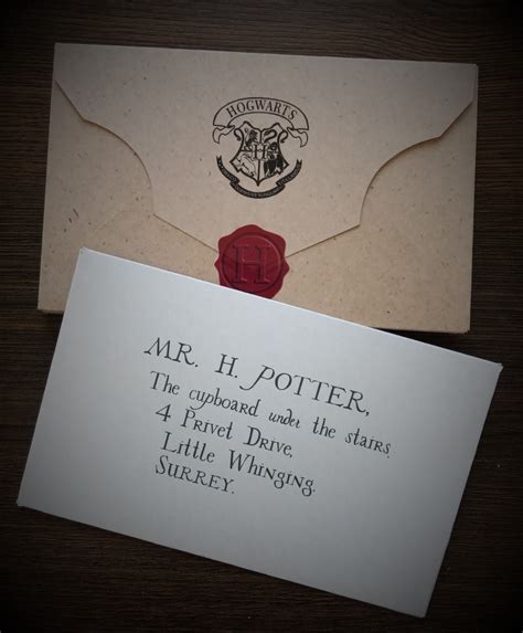 Harry Potter Envelope Designs