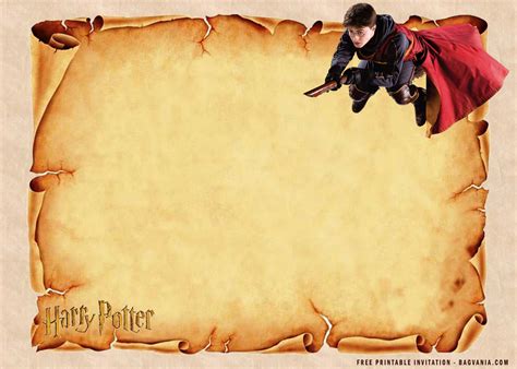 Harry Potter Invitation Template 2