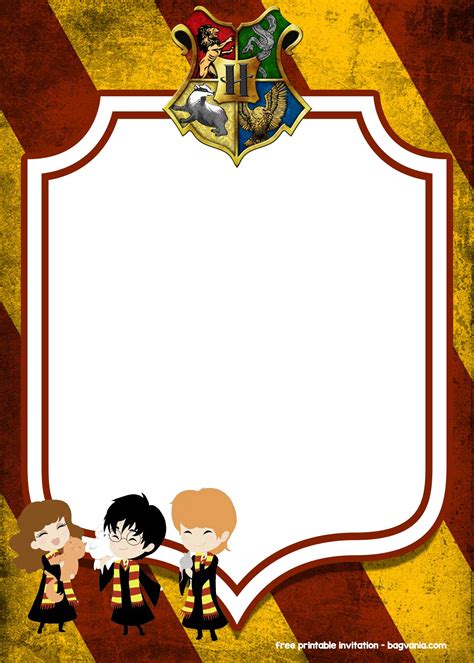 Harry Potter Invitation Template 8