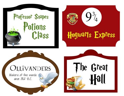 Harry Potter Printables Gallery 1