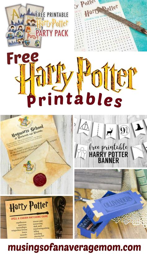 Harry Potter Printables Gallery 7