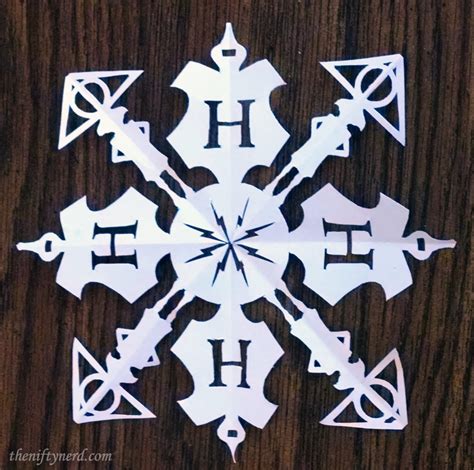 Harry Potter Snowflake Template 1