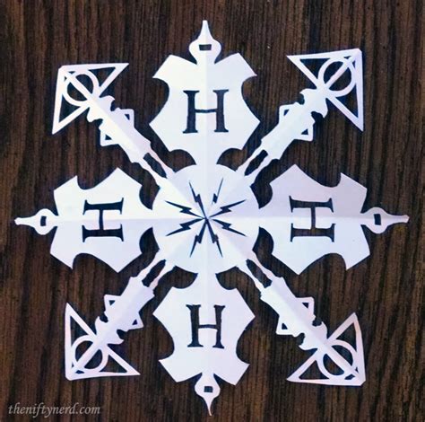 Harry Potter Snowflake Template 2