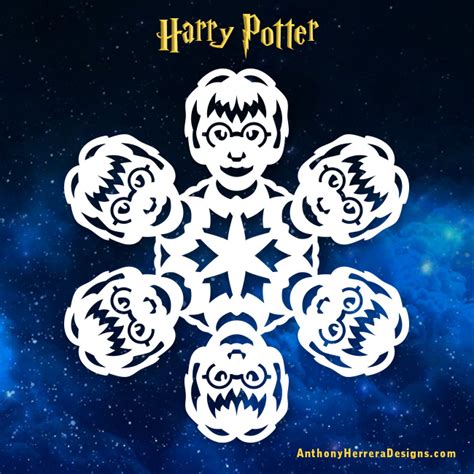 Harry Potter Snowflakes Harry