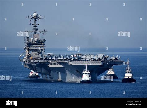 Harry S Truman Aircraft Carrier in Action