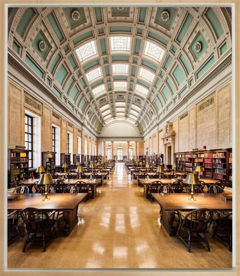 Interior of Harvard Library