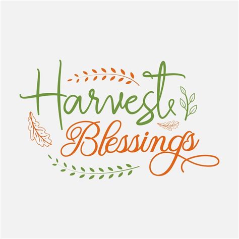 Harvest Blessings Invitation