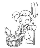 Harvest Moon Coloring Pages