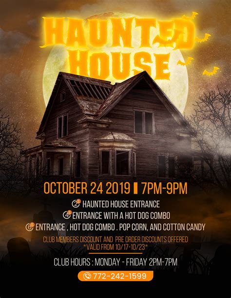 Haunted House Flyer