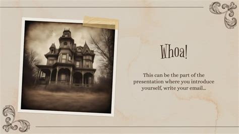 Haunted House Google Slides Template